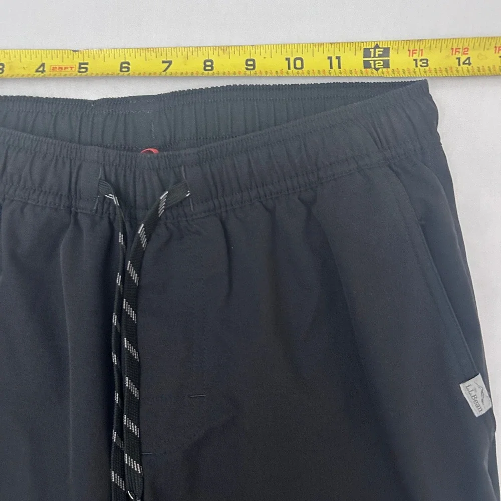 L.L.Bean Multisport Jogger Pants Mens Small Black Stretch Hiking Activewear